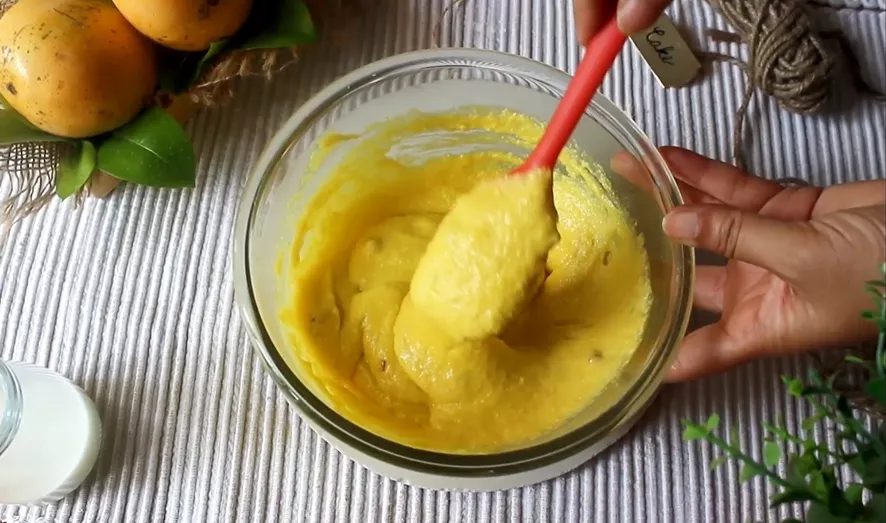 Mango Rava Cake Recipe